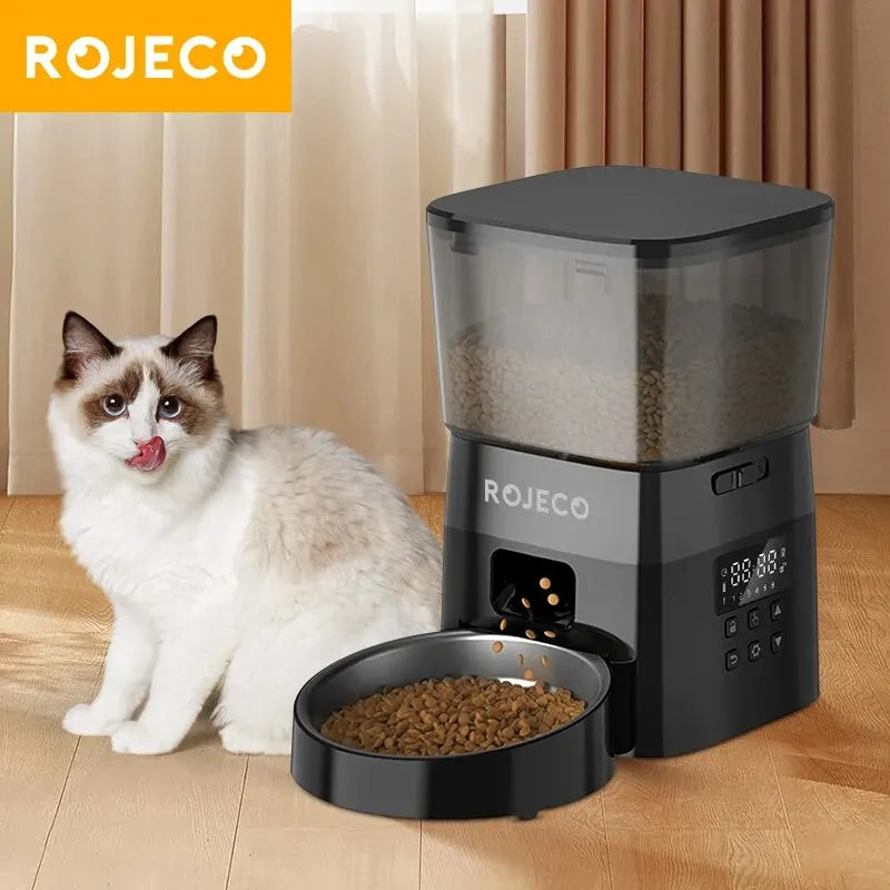 Automatic Pet Feeder With Smart Food Controls