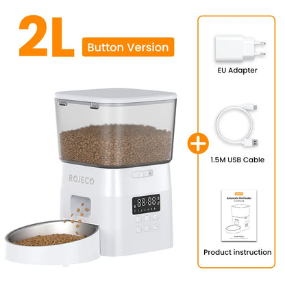 Automatic Pet Feeder With Smart Food Controls