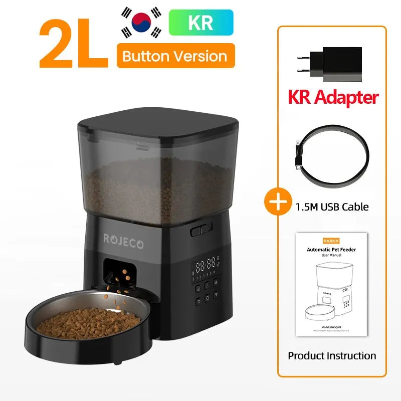 Automatic Pet Feeder With Smart Food Controls